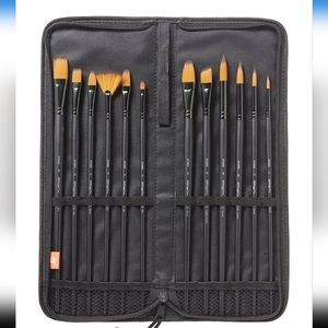 Kingart fine art brush set (12 + case)
